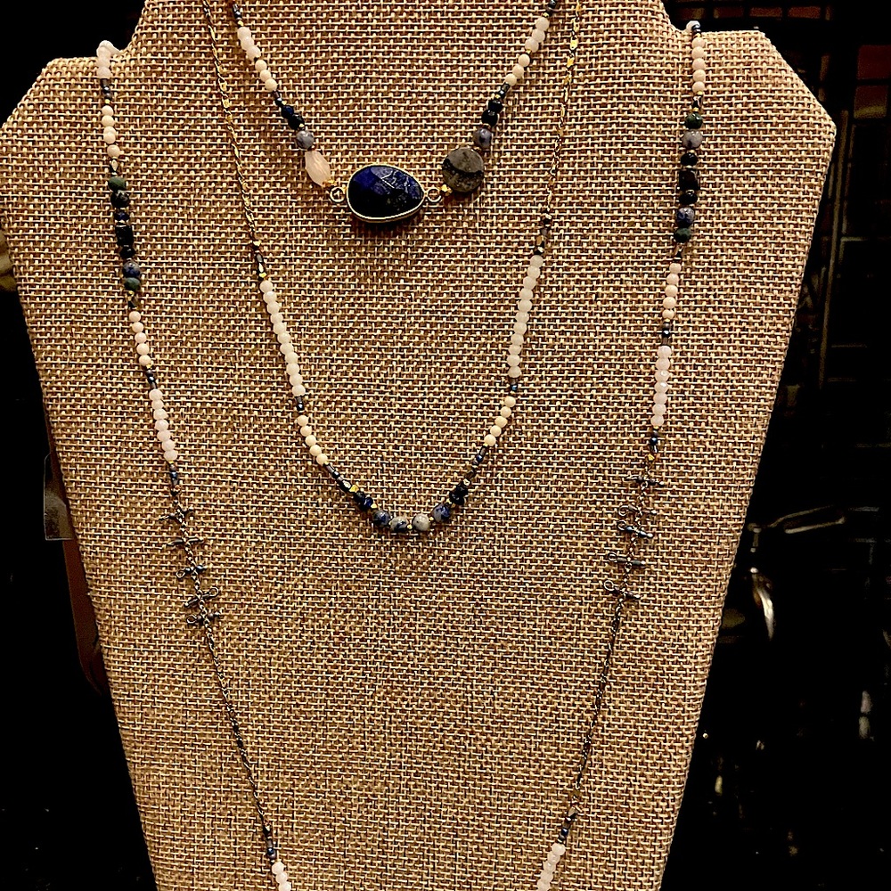 Handmade 3-strand necklace